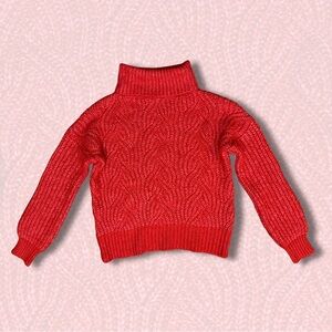 a new day Vibrant Red Turtleneck Sweater